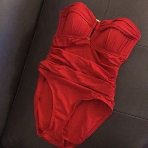 Bleu tummy control one piece